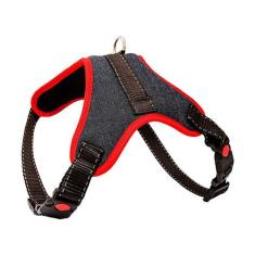 Peitoral AMF Texas Vermelho para Cães - Tamanho 03 - AMF Pet