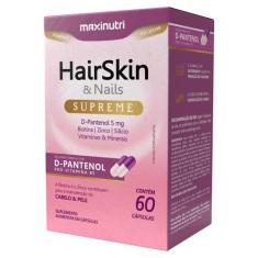 HairSkin Supreme D-Pantenol + Biotina Maxinutri 60 Cápsulas