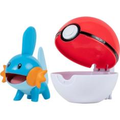Boneco Pokémon Mudkip + Pokébola SUNNY 2606