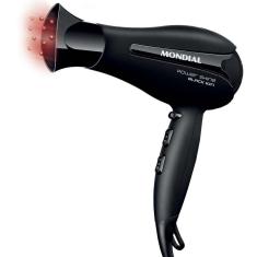 Secador De Cabelos Mondial Power Shine Black Sc-13 2000W Preto 110V