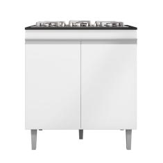 Balcão Para Cooktop Andréia 2 Portas Branco Ajl