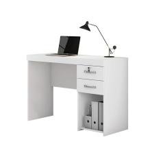 Mesa Escrivaninha Office Iara Com 2 Gavetas Jcm Branco