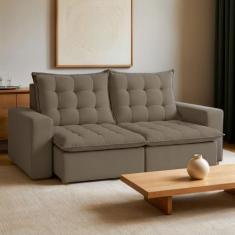 Sofá Retrátil e Reclinável 2 Lugares 196cm Veneza - Kasacomigo Estofad