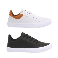 Kit 2 Pares de Tênis Casual Feminino-Feminino