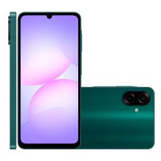 Smartphone Samsung A07 A075M 8GB 256GB Câmera 50MP 4G Android 15 Verde