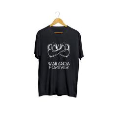 Camiseta Camisa Wakanda Forever Clássico Masculina Preto - Liga Fashio