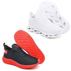 Tênis Esportivo Confortavel Evoltenn Easy Solado 4D - 2 Pares-Feminino