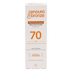 Cenoura e Bronze Protetor Solar Facial Fps70 - 50 g