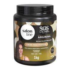 Creme Para Pentear S.O.S Cachos Arginina 1kg - Salon Line