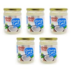 Kit 5uni Óleo de Coco sem sabor Coco Show 500ml - Copra