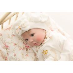 Bebê Reborn Princesa Boneca Senta Silicone - MEU XODÓ