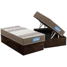 Cama Box Solteiro: Colchão Espuma D33 Probel /EP Anatômico Guarda Cost