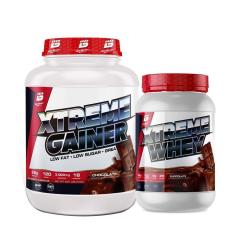 Kit Xtreme Hiper Calórico Gainer 3Kg + Whey Protein 900g - Bio Sport USA-Unissex