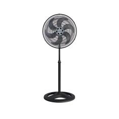 Ventilador de Coluna Preto 50cm Turbo 6 Pás Ventisol 220V