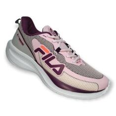 Tênis Fila Transition Feminino - Rosa/Bordô-Feminino
