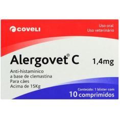 Alergovet C 1,4Mg 10 Comprimidos - Coveli