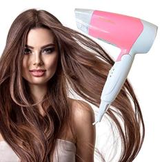 Secador de Cabelo Mini Portátil Benedita 1200W: Tecnologia Iônica, Dobrável e Leve - Sua Solução para Cabelos perfeitos