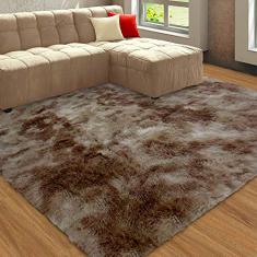 Tapete Sala/Quarto Felpudo Atrativo 2,00mx3,00m Caramelo Casa Dona