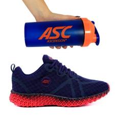 Kit Tênis Para Caminhada Com Amortecedor Feminino e Coqueteleira - Cal