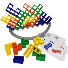 Jogo de Equilíbrio Tetris 3D Balanço Torre Brinquedo Educativo - Pupa 