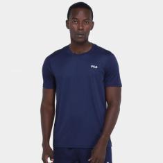 Camiseta Fila Basic Sports II Masculina, Marinho, Prata, P
