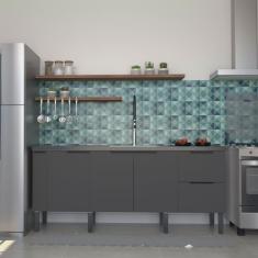 Balcão para Cozinha 3 Portas 3 Gavetas Cisne Cozimax