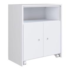 Balcão Multiuso Com Mesa Retrátil Funcionale A05 Branco