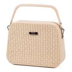 Bolsa De Ombro Mão Feminina Shrug Bag Lina Tramado 100.04 Duna