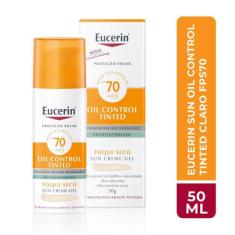 Protetor Solar Facial Oil Control Toque Seco Eucerin Cor Clara Fps70 5