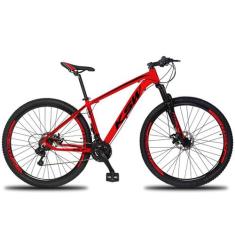 Bicicleta Aro 29 Ksw 27 Marchas Shimano, Freio Hidraulico/k7, 21", Ver