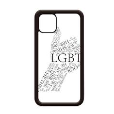 LGBT Bandeira de arco-íris ótima para iPhone 12 Pro Max Capa para Apple Mini Mobile Case