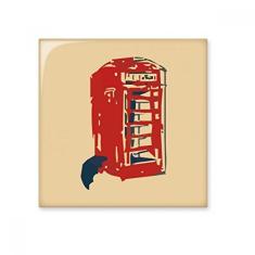 Decalque brilhante de azulejo de cerâmica para cabine telefônica guarda-chuva chuva