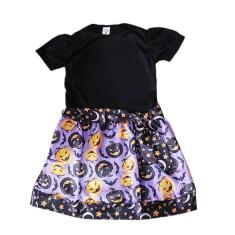 Fantasia Infantil Halloween: Vestido Estampas + Surpresa