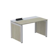 Escrivaninha para Escritório 120x79,2 Pscpp120 Nogueira Casablanca/Cinza