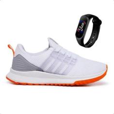 Kit Tênis FitPro Unissex Moda Fitness Para Treino Academia e Caminhada + Relógio Digital-Unissex