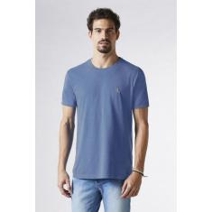 Camiseta Pra Torcer Pica Pau Bordado Reserva, Azul stoned, P