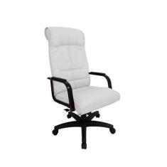 Cadeira Presidente para Escritório Linha Itália Branco - Design Office