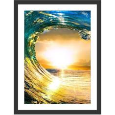 Quadro Decorativo Surf Surfista Mar Onda Praia Salas Decorações Com Mo