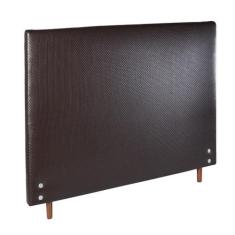 Cabeceira Estofada Para Cama Box King 197cm Marrom Trama - BF Colchões