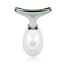 Massageador Facial Terapia Led 3 Luzes Pescoço Rugas Papada