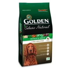 Ração Golden Seleção Natural Cães Adultos Frango Arroz 3Kg