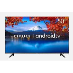 Smart TV AIWA 50 Android 4K Borda Ultrafina HDR10 Dolby Áudio AWS-TV-5