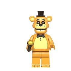 Boneco five nights at freddys fnaf bloco de montar, GOLDEN FREDDY