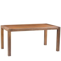 Mesa Sala de Jantar 190cm Madeira Maciça Walnut Escovado