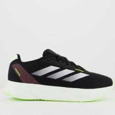 Tênis Adidas Duramo SL M Preto Cinza e Verde-Unissex