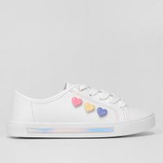 Tênis Infantil Molekinha Corações Menina-Feminino