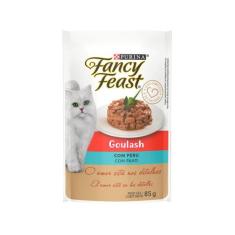 Ração Úmida para Gato Adulto Sachê Fancy Feast Goulash Peru 85g, Peru,