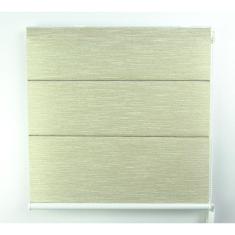 Cortina Romana Napoles Com Blackout Crisdan 1,60 Largura X 1,40 Altura Bege