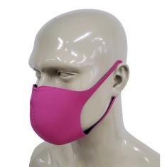 Máscara Anatômico Lavável Neoprene Cor Rosa - 3 uni Ideal Produtos Ortopédicos 