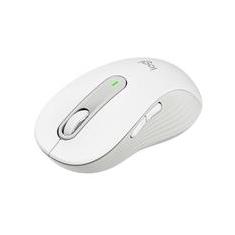 Mouse Sem Fio Logitech Signature M650 L 2000 DPI, Design Padrão, 5 Botões, Silencioso, Bluetooth, USB, Branco - 910-006233